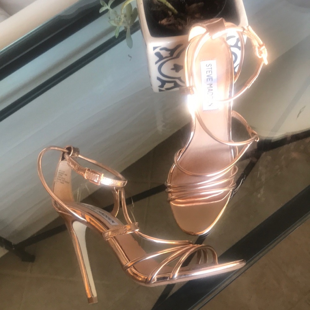 *Steve Madden* Rose Gold heels size 5 1/2
